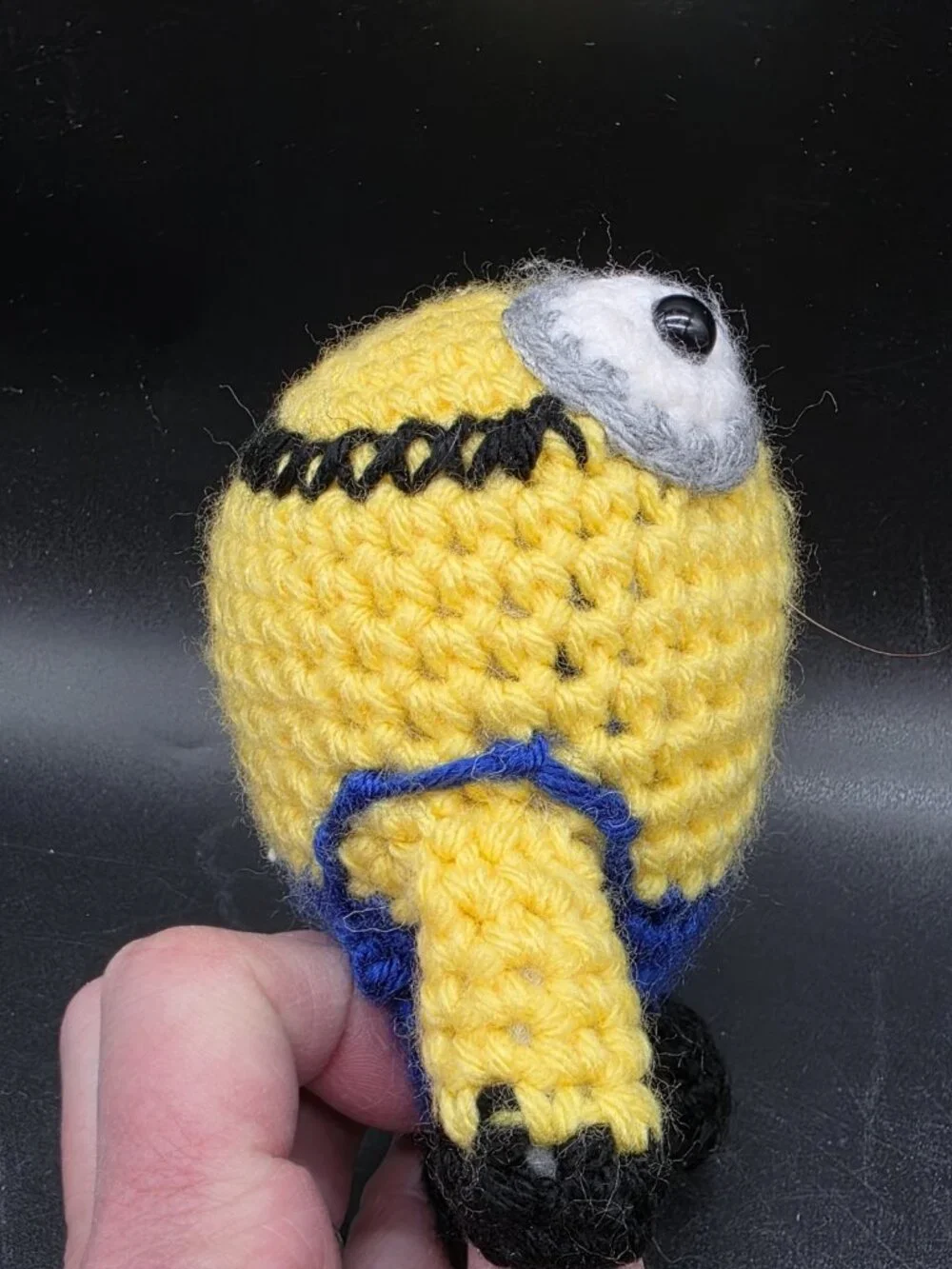 Handmade Despicable Me Minion Pair Plush Toys Knit Crochet